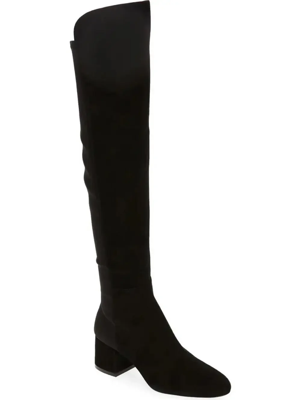 Stuart Weitzman 5050 Flareblock Boot Black NIB Size 6.5